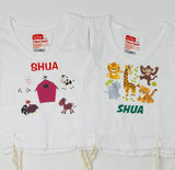 Charachter and custom graphic Tzitzis