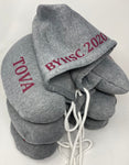 Hooded travel neck pillow