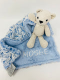 Teddy Bear Lovey Blanket