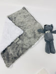 Teddy Bear Lovey Blanket