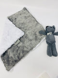 Teddy Bear Lovey Blanket