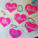 Lucite Keychain