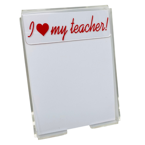4 X 6 NOTE PAD HOLDER (W/ PAPER)